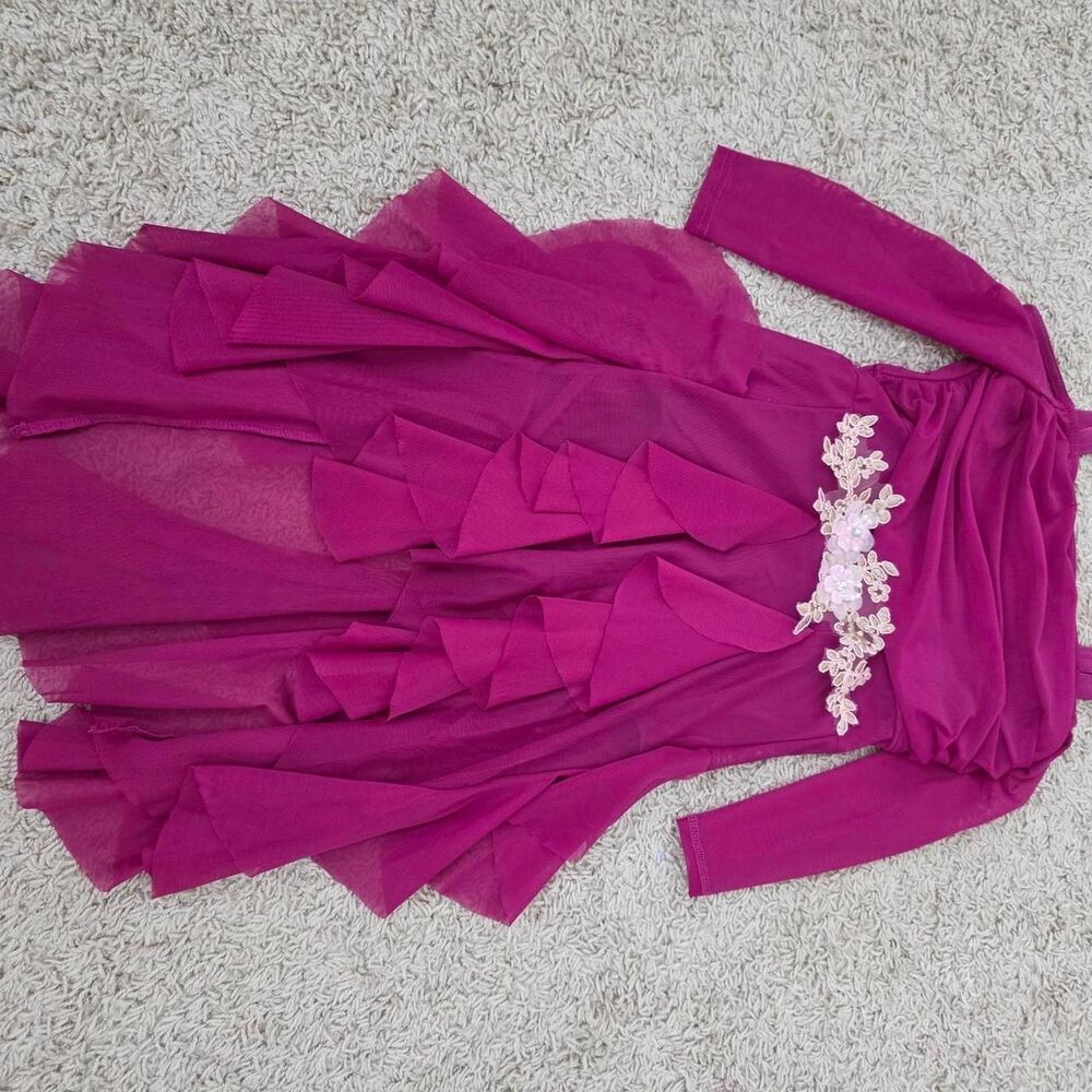 Weissman Pink and Purple Dress, Medium Child